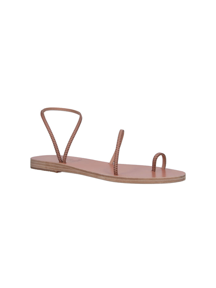 Ancient greeks sandals Beige Leather