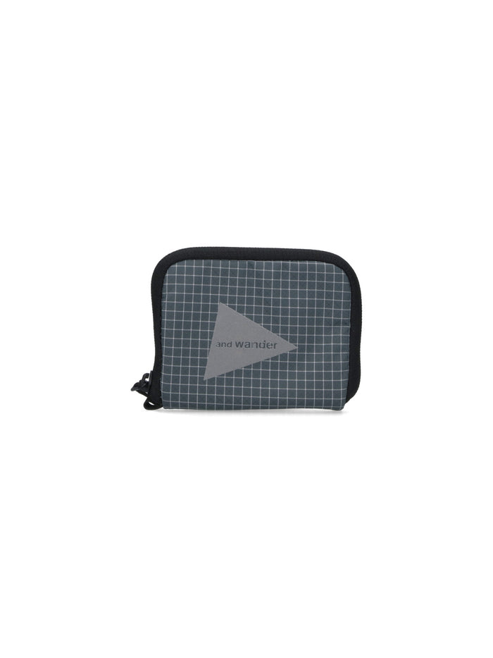 And Wander Wallets Grey Nylon