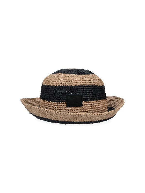 Paul Smith 921A 100% Straw Braid bucket hat in beige