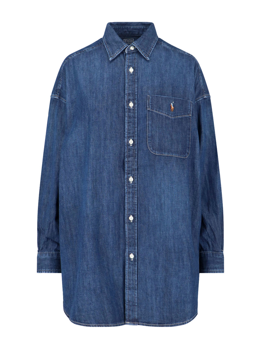 Polo Ralph Lauren 100% Cotton shirt in blue