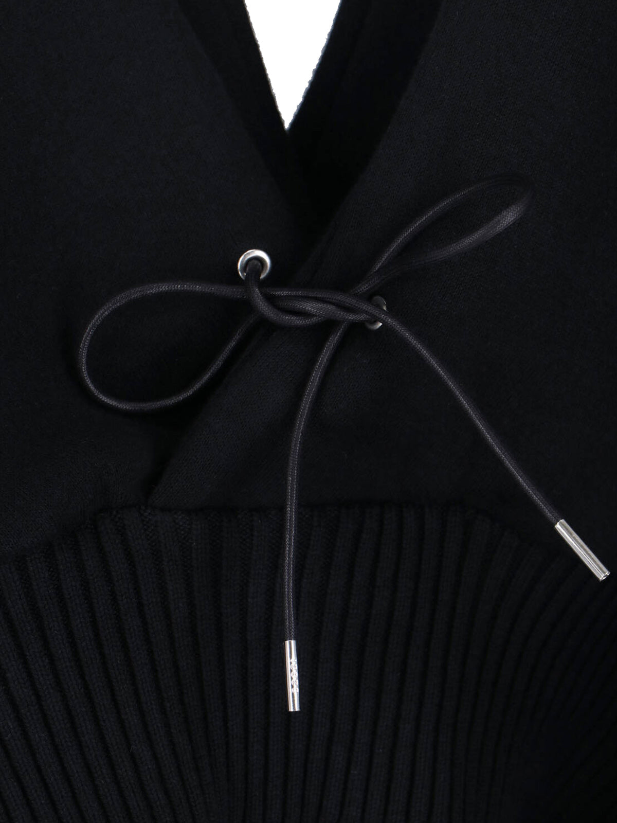 Sacai Sweaters Black Cotton