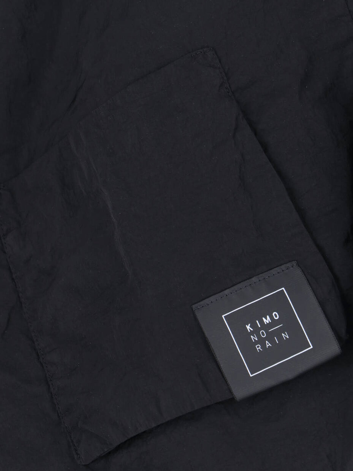 Kimono Rain Jackets Black Polyamide