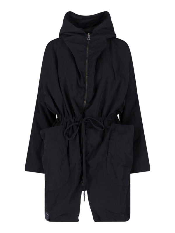 Kimono Rain 100% polyamide raincoat in black