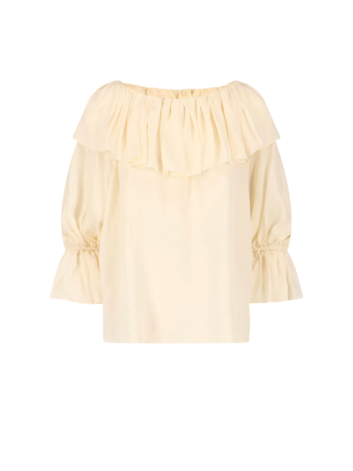 Chloè Top White Silk