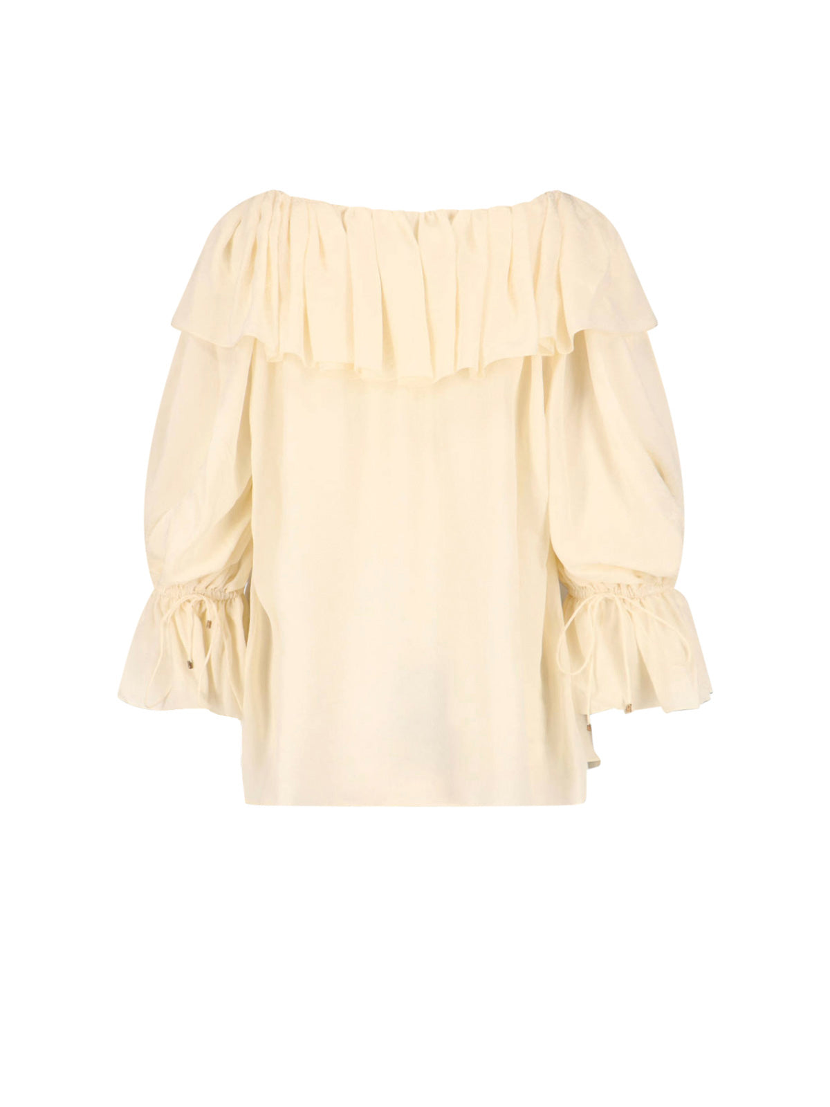 Chloè Top White Silk