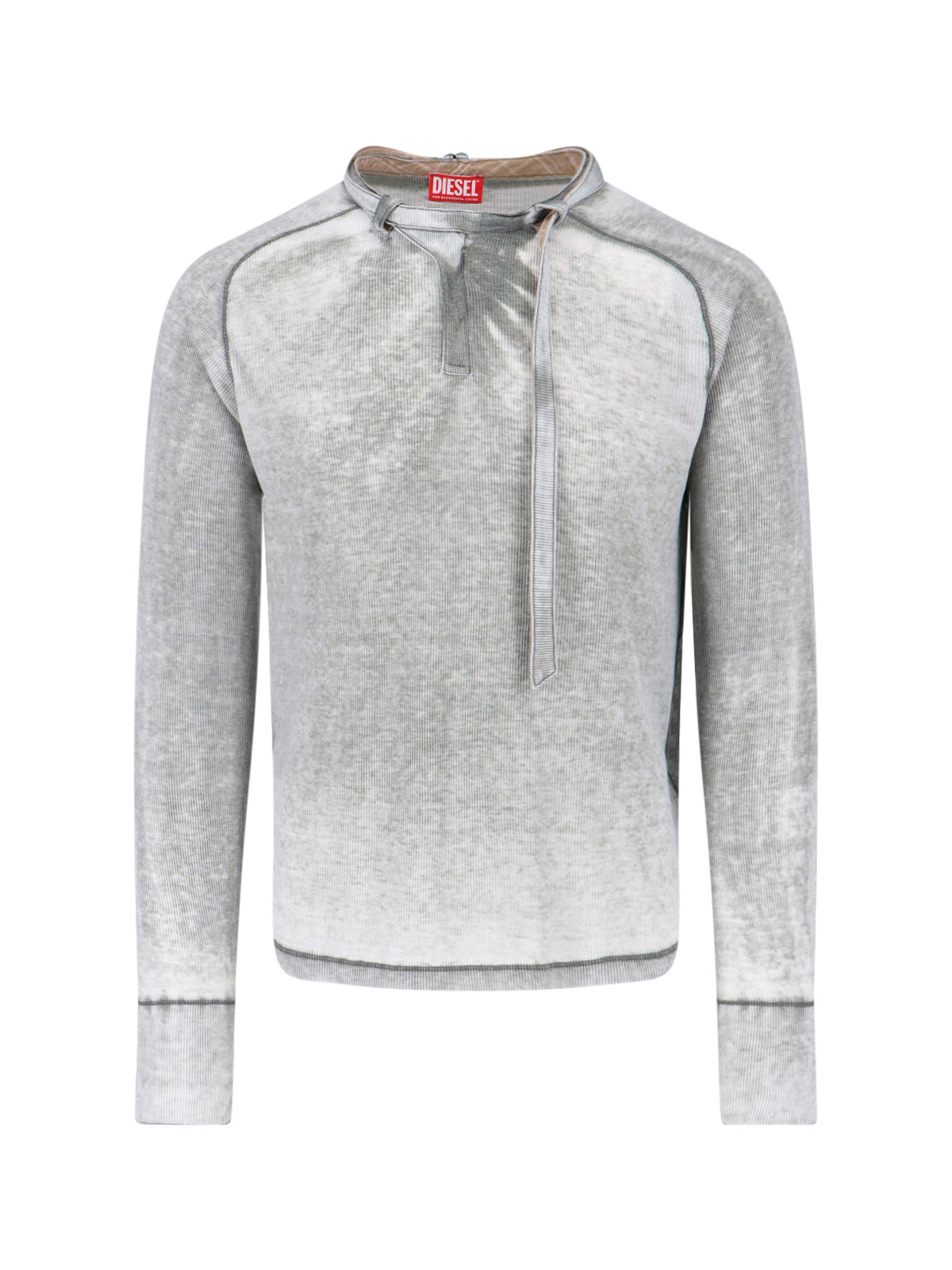 Diesel T-shirts and Polos Grey Polyester
