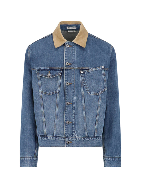 J.W.Anderson 100% Cotton jacket in blue