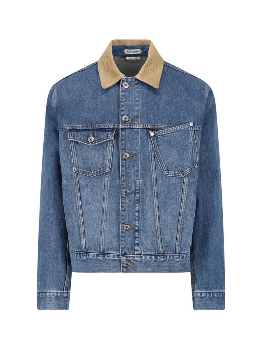 J.W.Anderson 100% Cotton jacket in blue