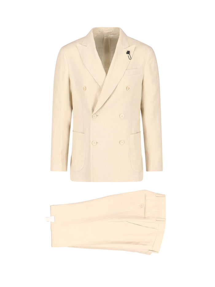 Lardini Dresses White Linen