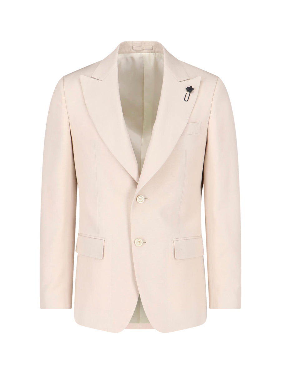 Lardini Paif 98% Viscose blazer in beige