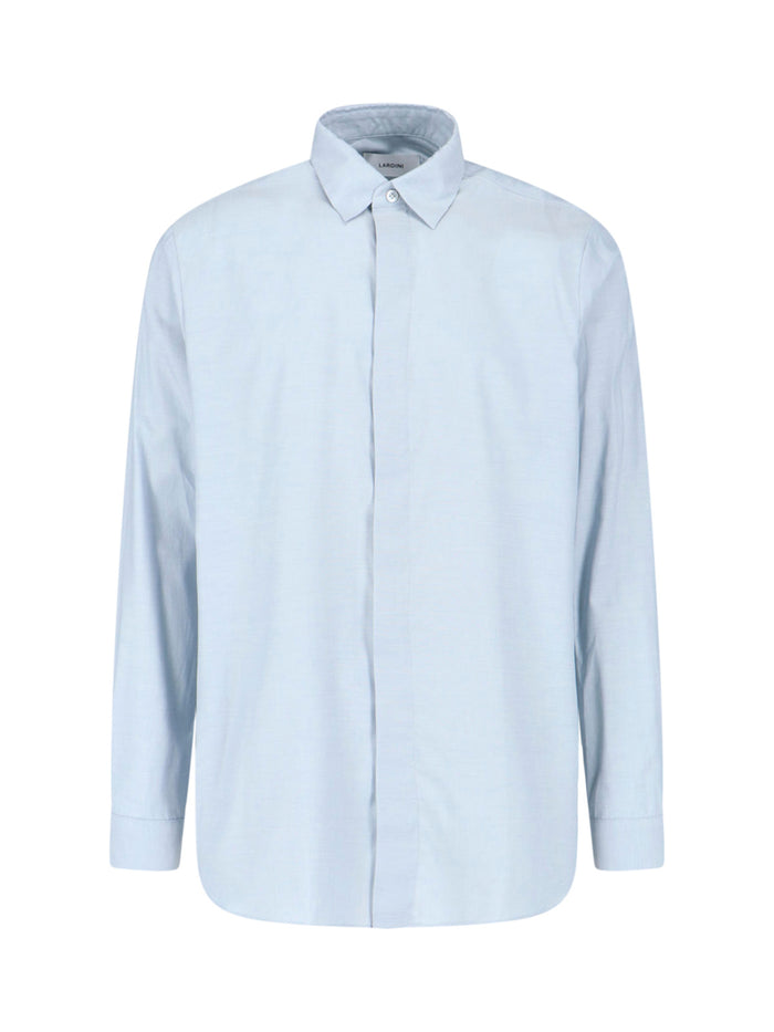 Lardini Shirts Blue Cotton