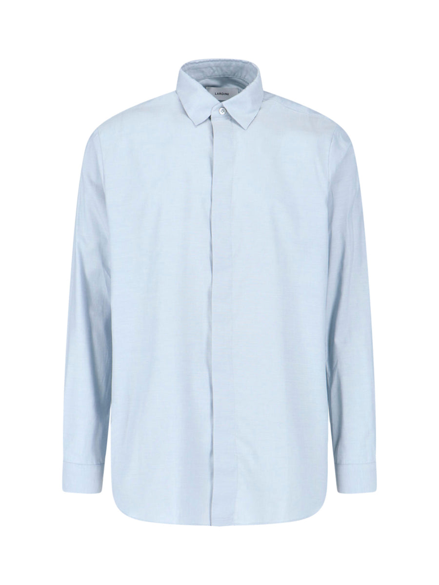 Lardini 78% Cotton shirt in blue