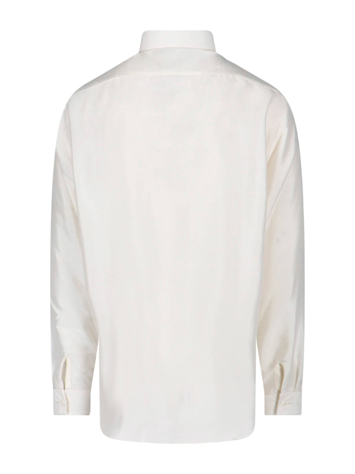 Lardini Shirts White Silk