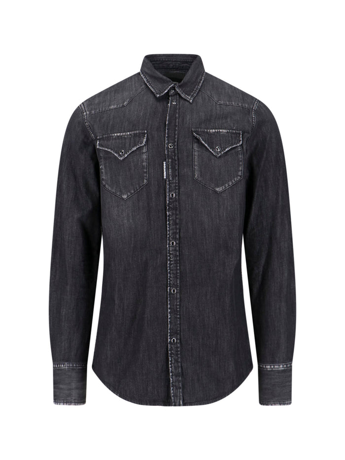 Dsquared2 Shirts Black Cotton