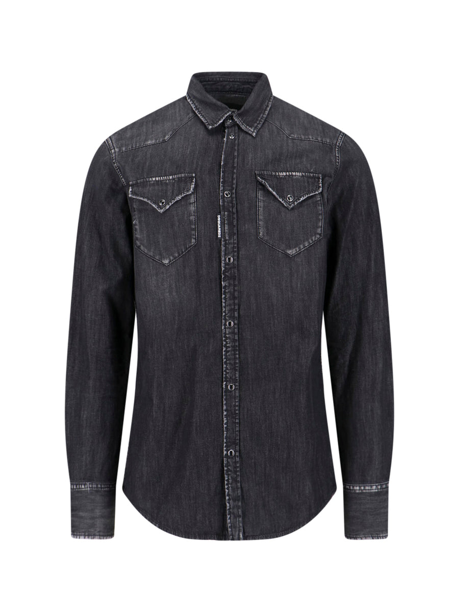 Dsquared2 100% Cotton shirt in black