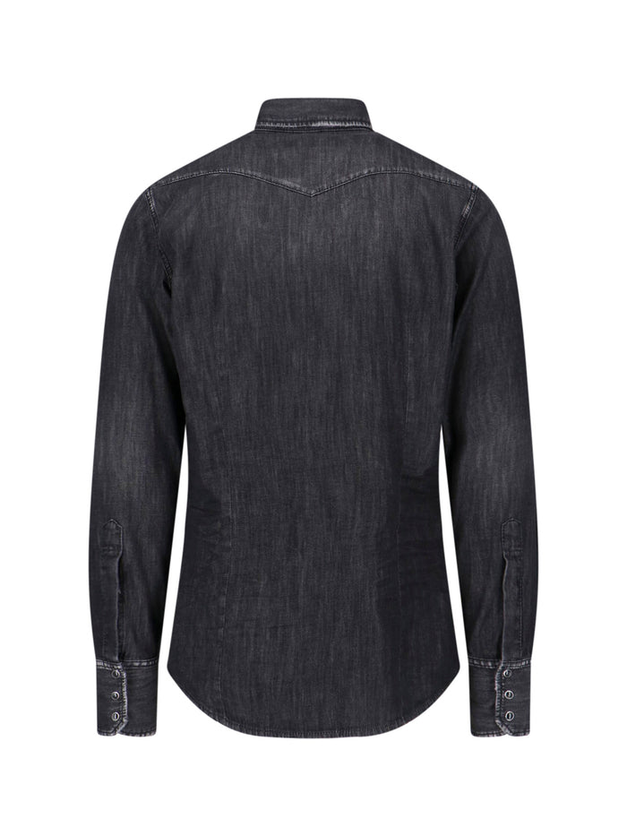 Dsquared2 Shirts Black Cotton