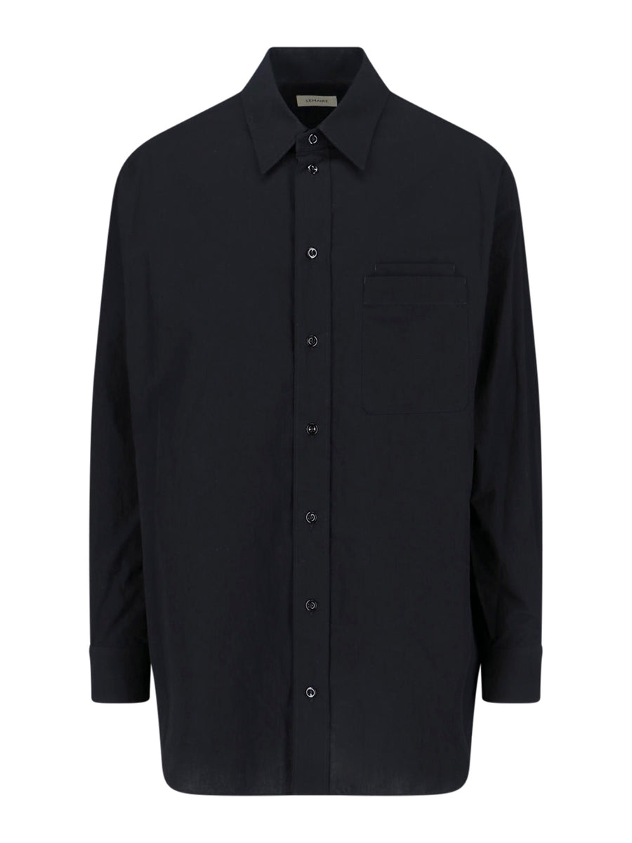 Lemaire 100% Cotton shirt in black