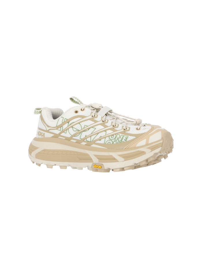 HOKA Sneakers Green Leather