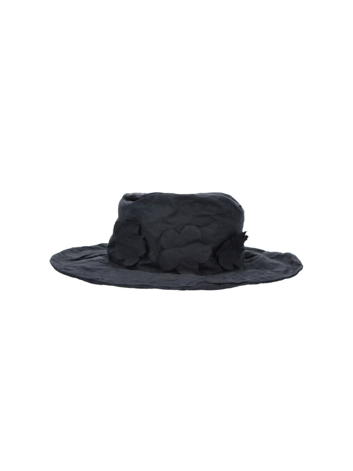 Scha Hats Black Cotton