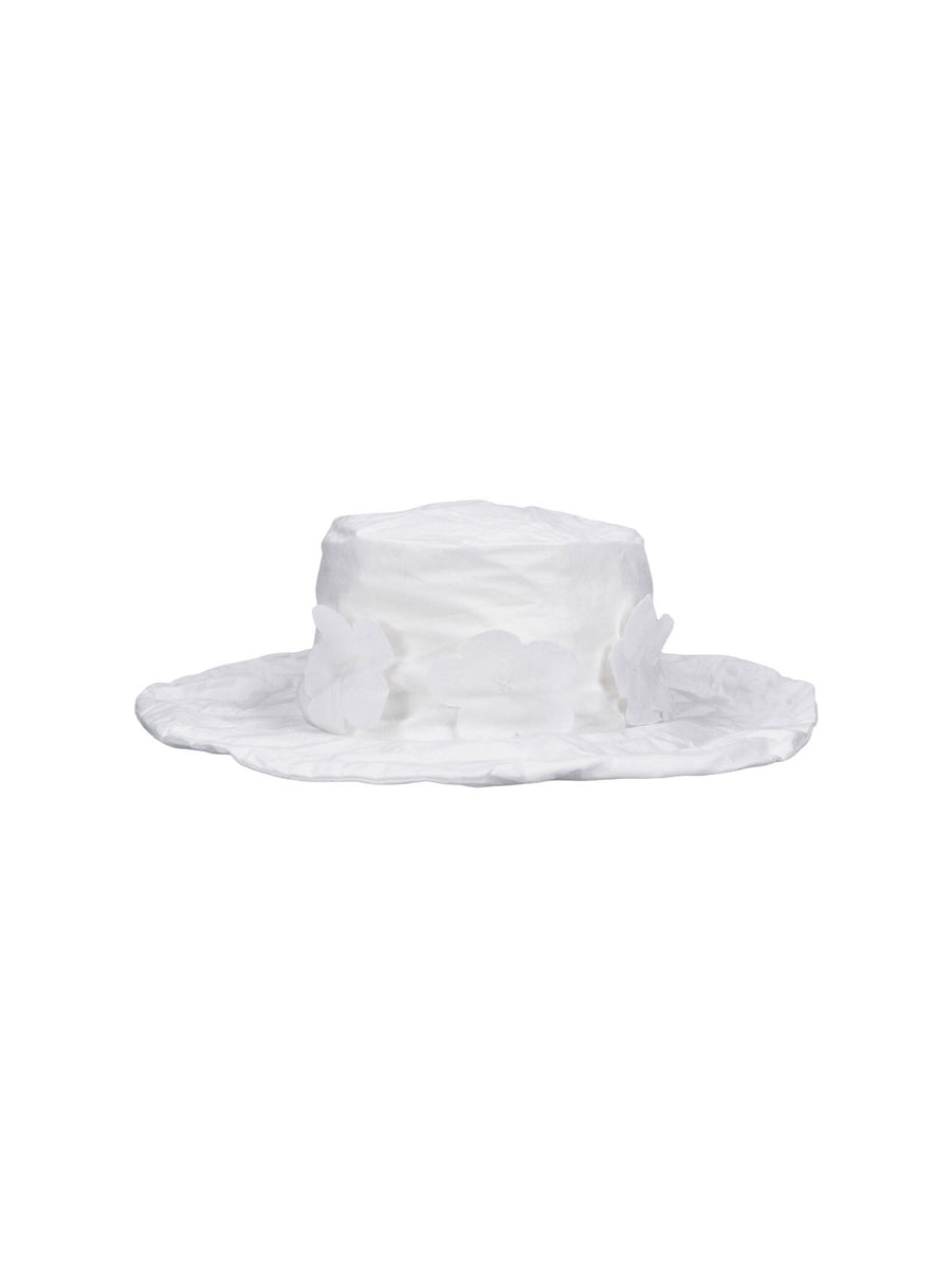 Scha 2010 100% Cotton sun hat in white
