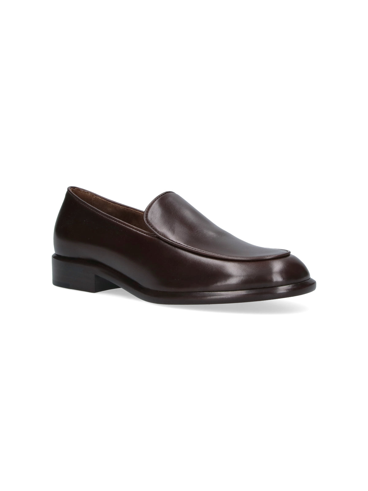 Khaite Flat Shoes Brown Leather