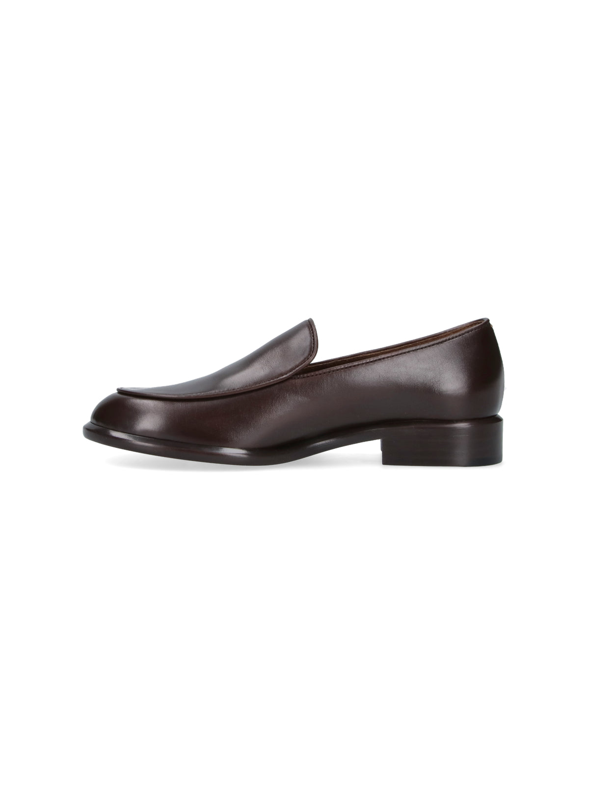 Khaite Flat Shoes Brown Leather