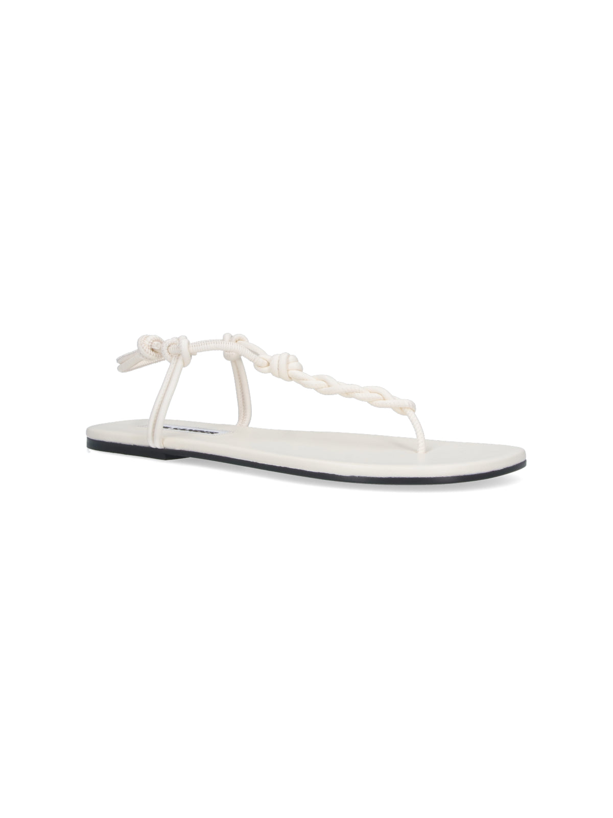 Jil Sander Sandals White Ovine Leather