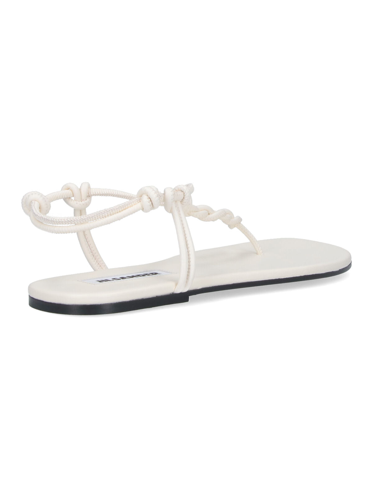 Jil Sander Sandals White Ovine Leather