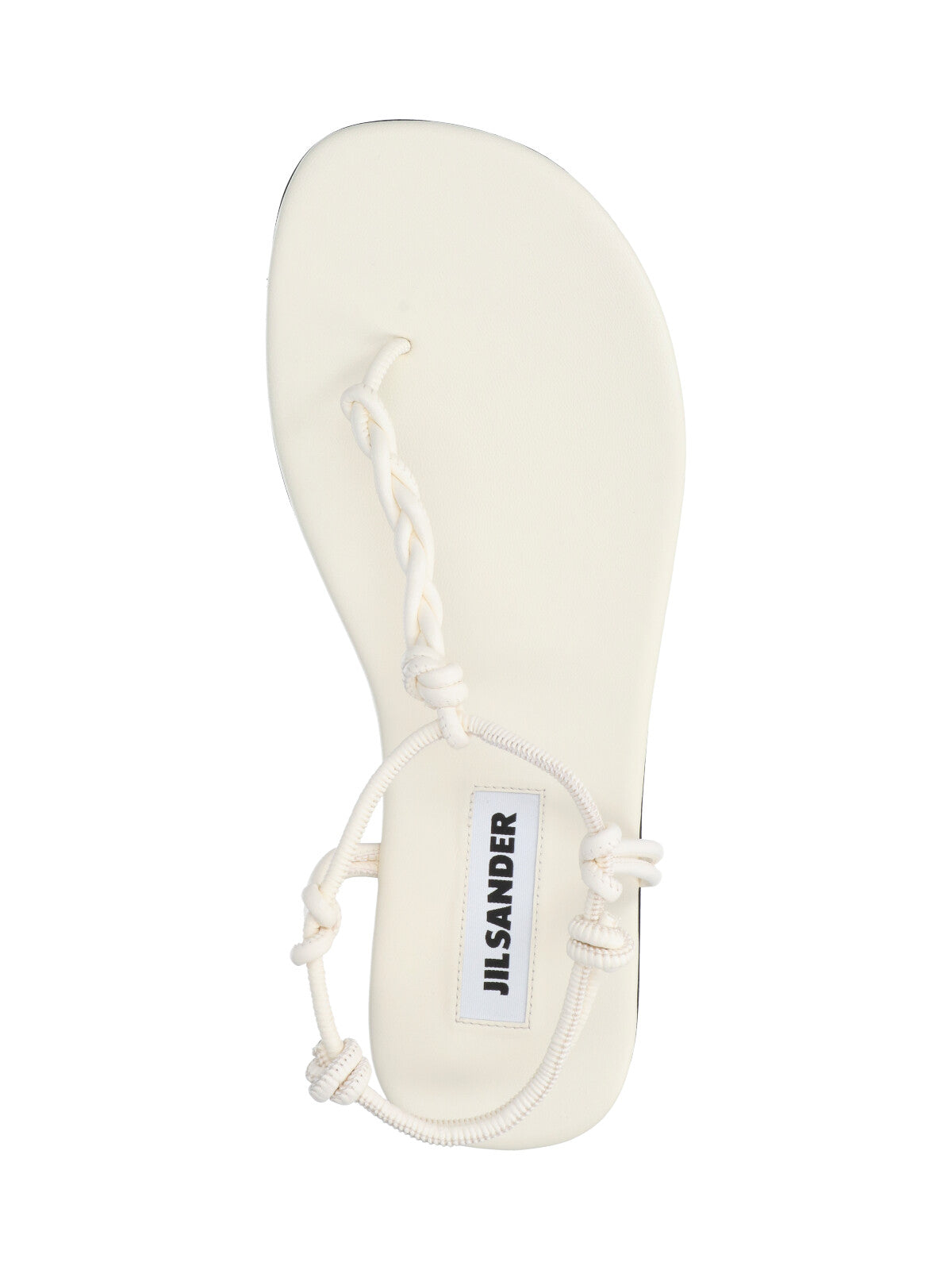 Jil Sander Sandals White Ovine Leather
