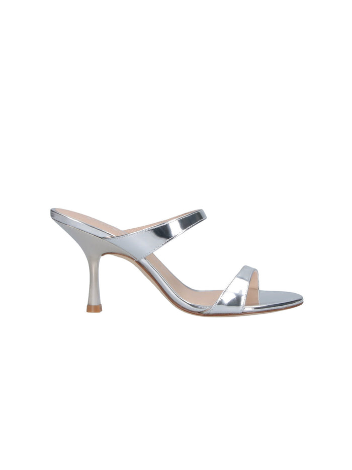 Stuart Weitzman With Heel Silver