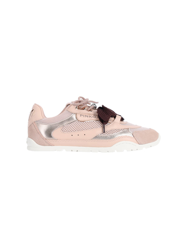 Pinko Upper: 69% Cow Leather sneaker in pink
