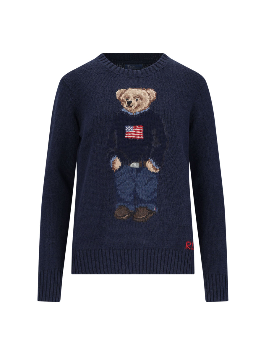 Polo Ralph Lauren 67% Cotton sweater in navy