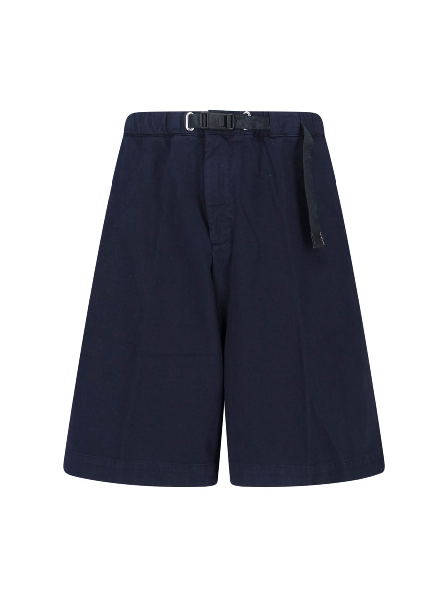 White Sand 100% Cotton bermuda shorts in navy
