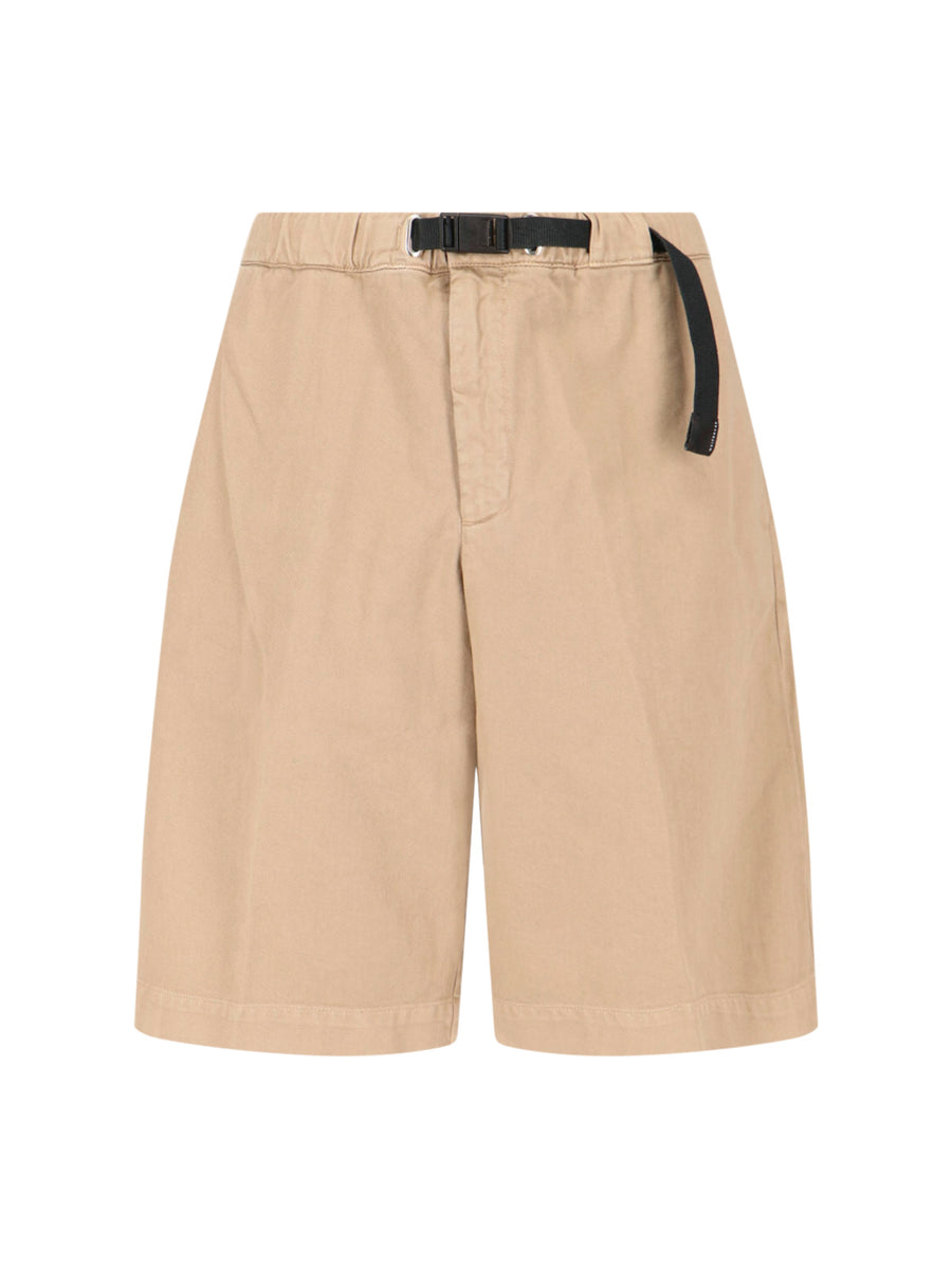 White Sand 100% cotton shorts in beige