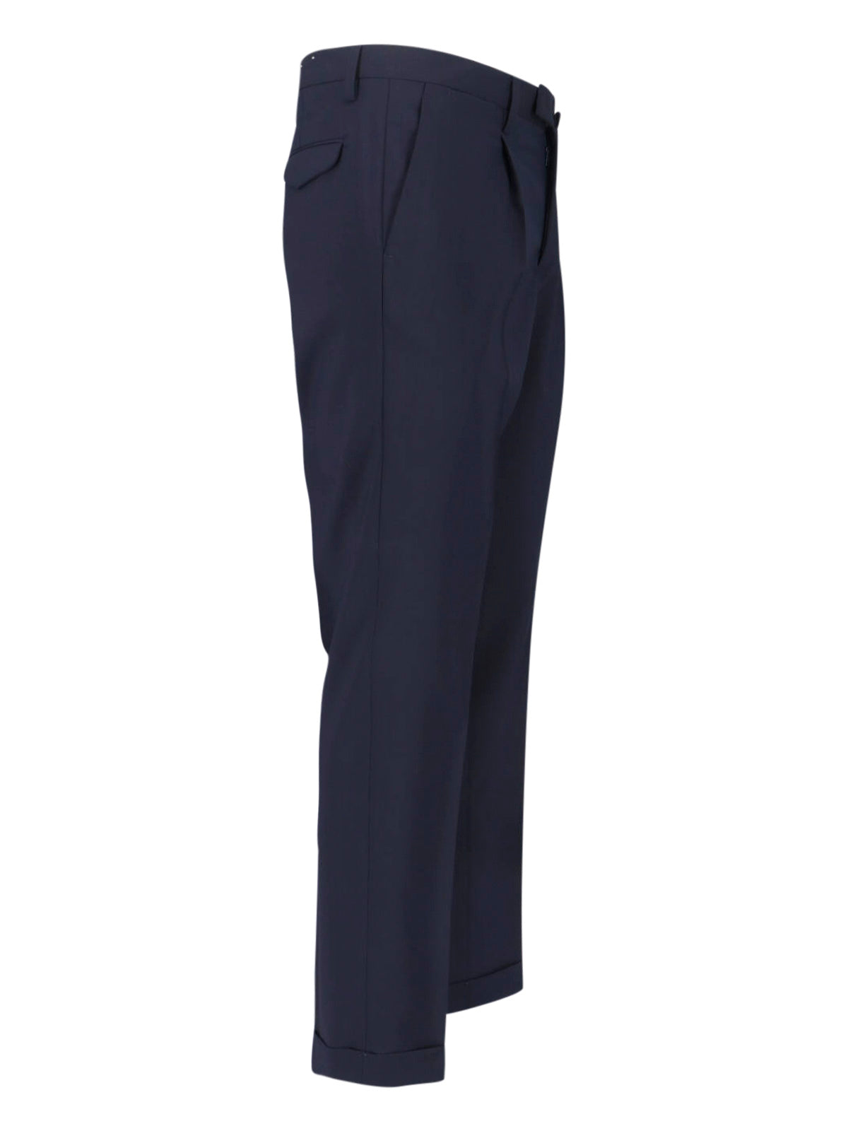 Briglia Trousers Blue Virgin Wool