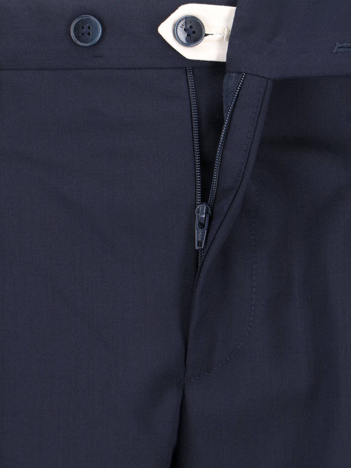 Briglia Trousers Blue Virgin Wool