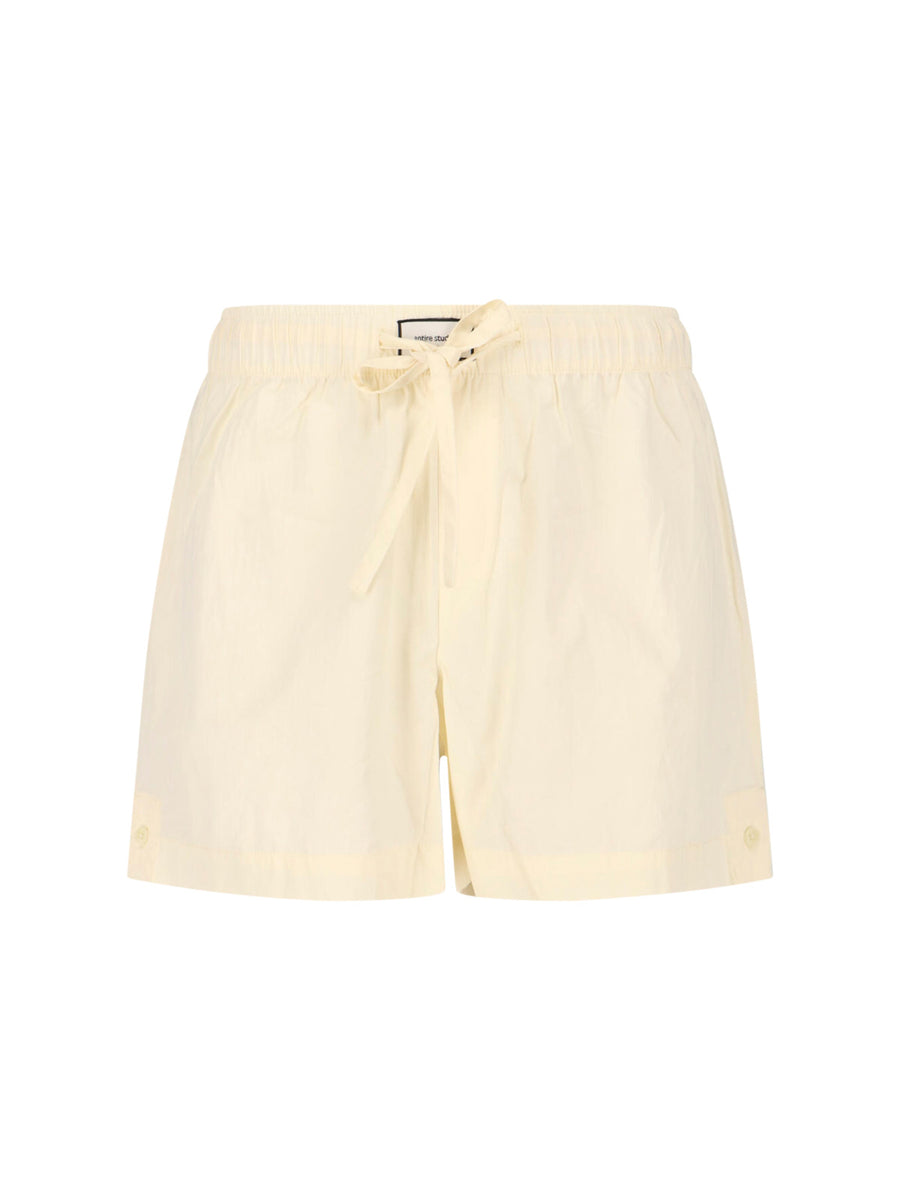 Entire Studios 100% Cotton shorts in white