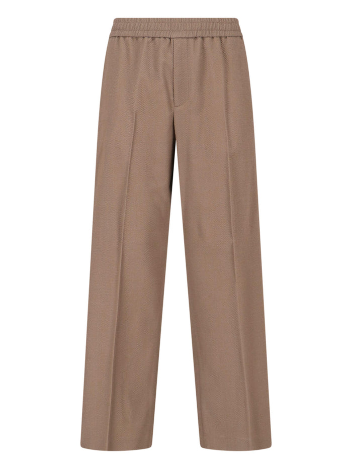 Golden Goose Trousers Beige Virgin Wool