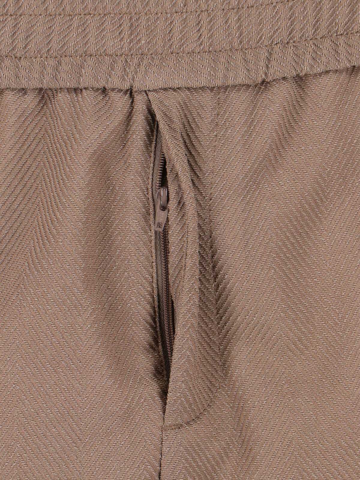Golden Goose Trousers Beige Virgin Wool