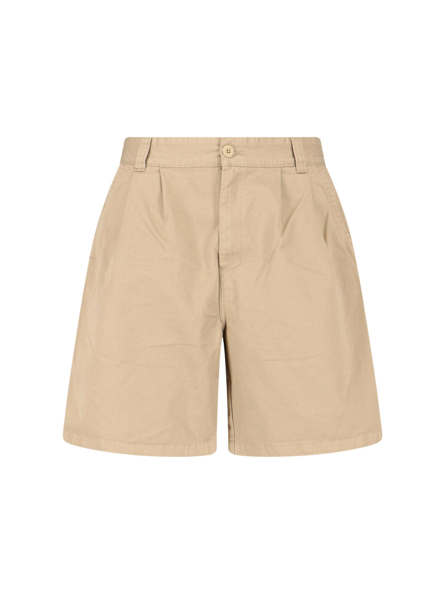 Carhartt Wip 100% Cotton shorts in beige