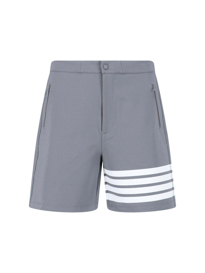 Thom Browne Trousers Grey Viscose