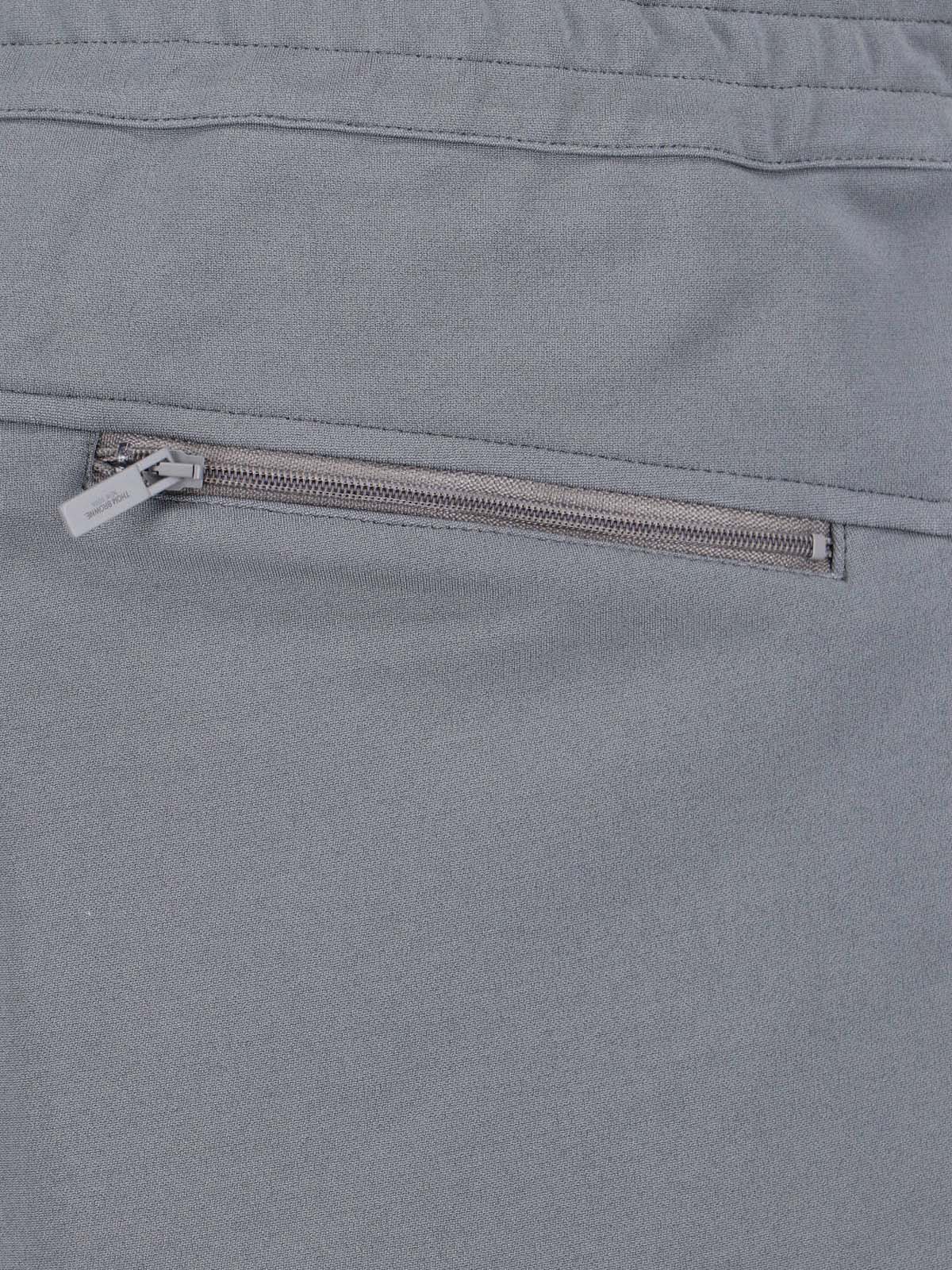 Thom Browne Trousers Grey Viscose