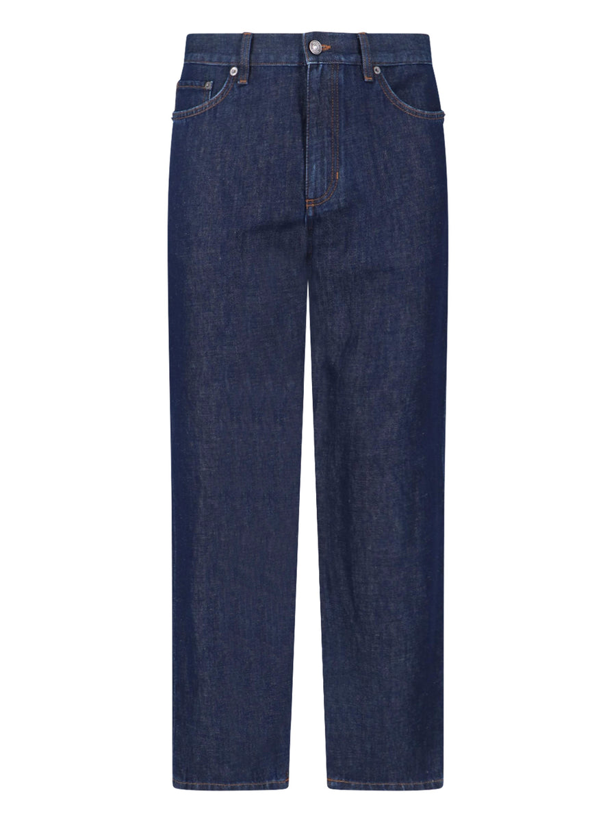 Zegna City 68% Cotton jeans in blue