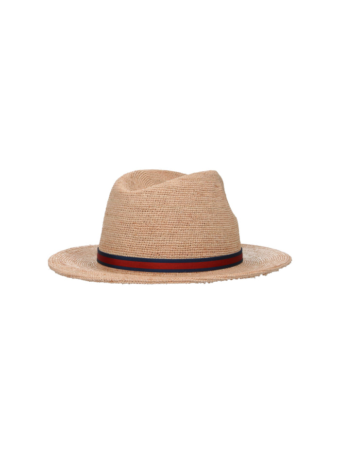 Borsalino Hats Beige Rafia