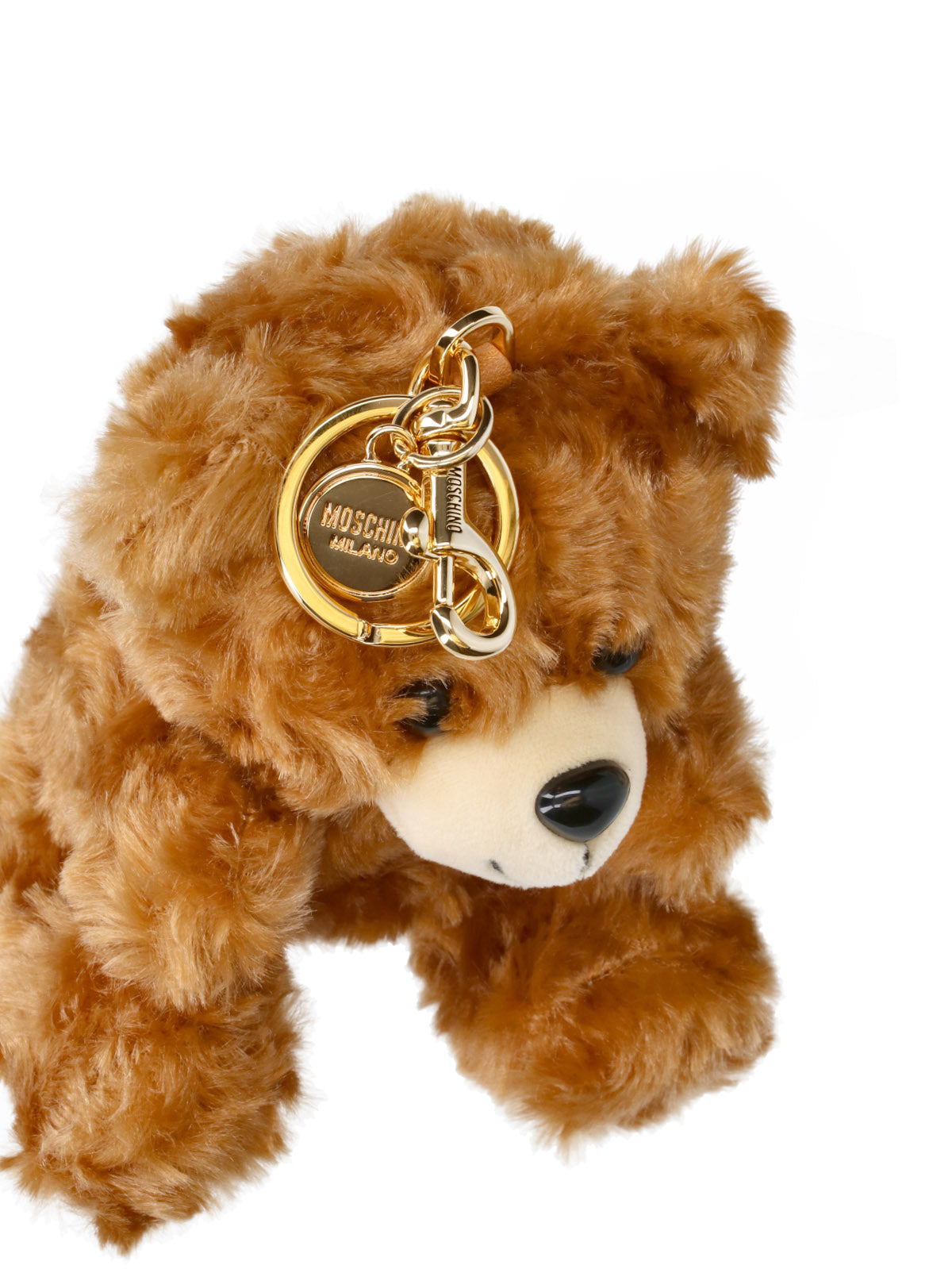 Moschino Keychains Brown Fabric