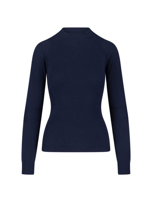 Moncler Grenoble 67% Viscose sweater in blue
