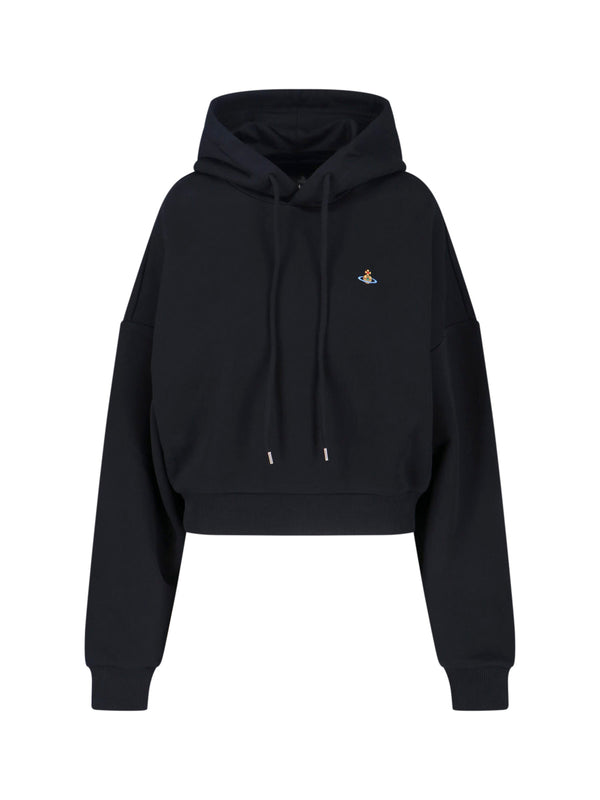 Vivienne Westwood 100% Cotton hoodie in black