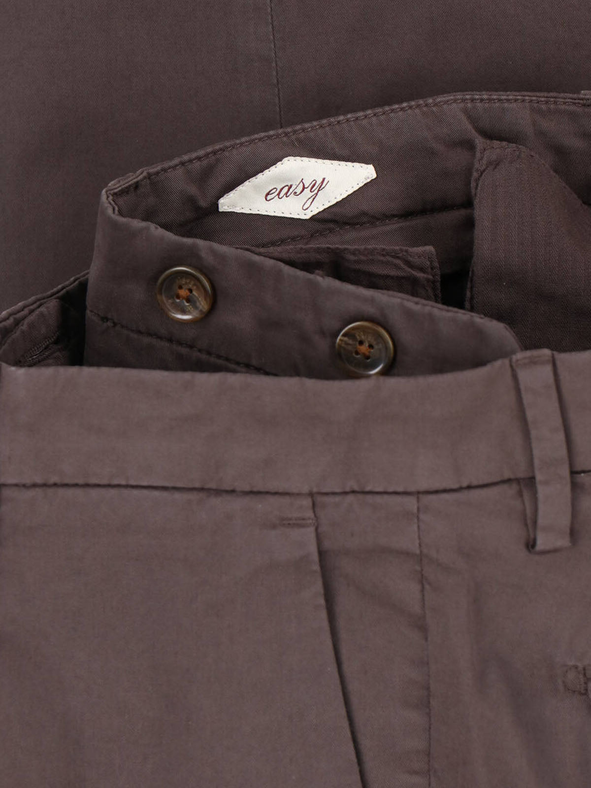 Briglia Trousers Brown Cotton