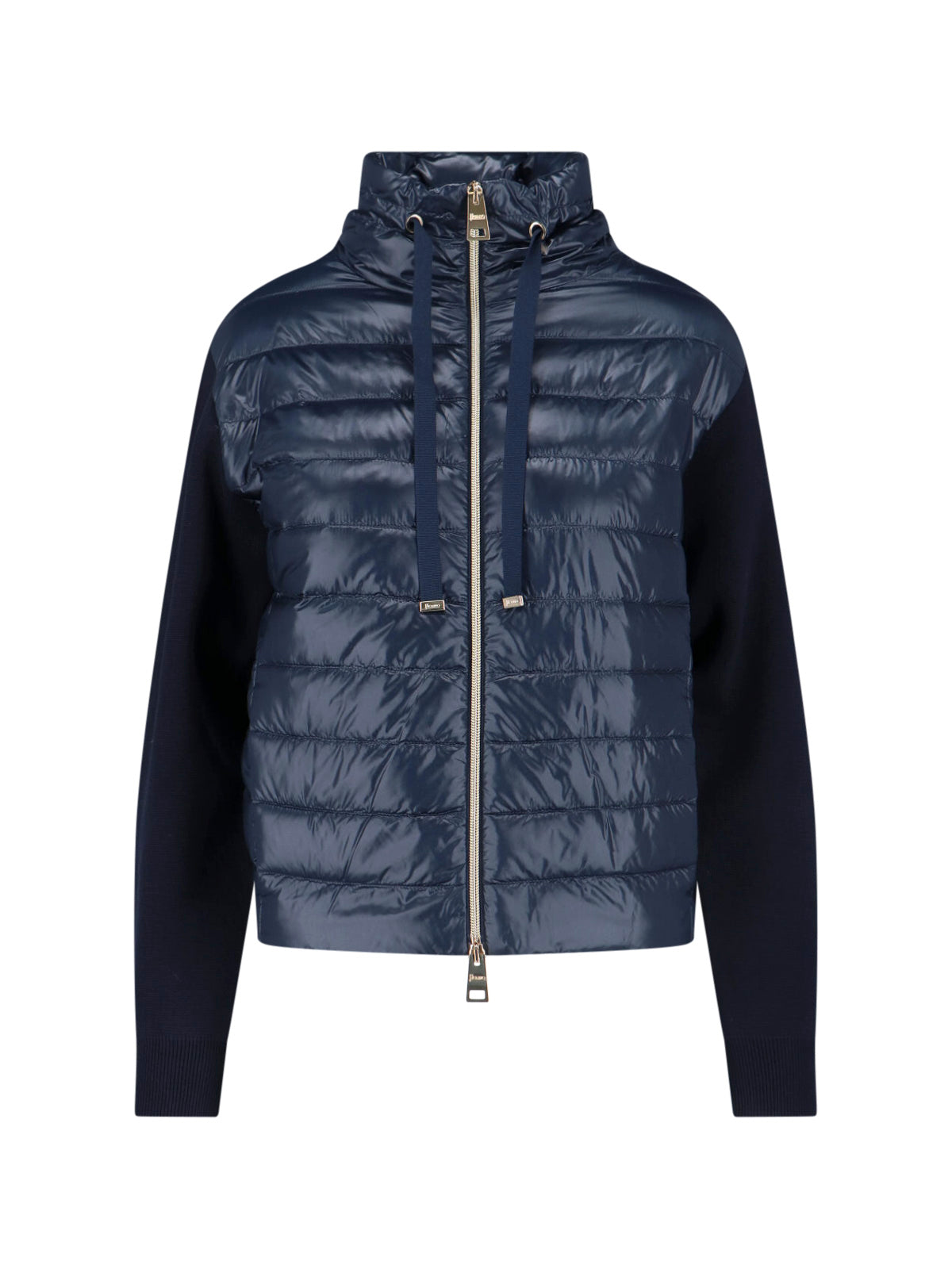 Herno Jackets Blue Cotton