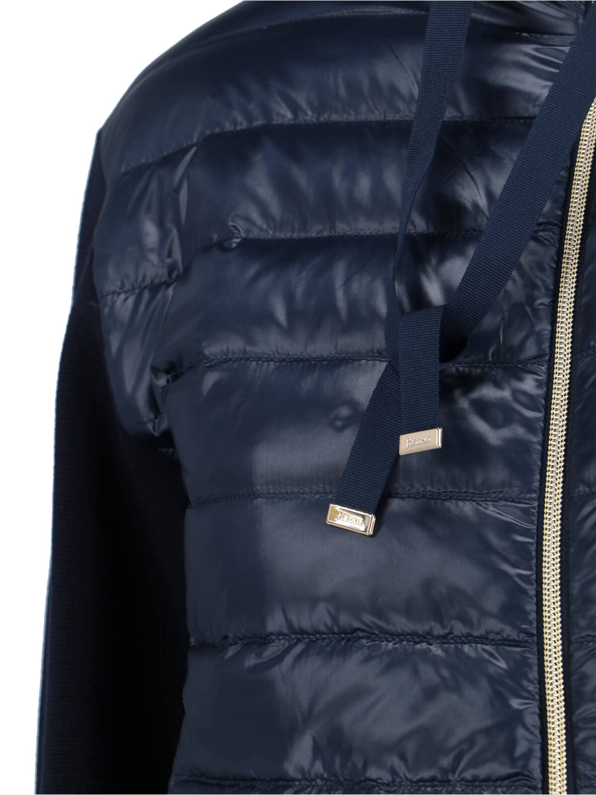 Herno Jackets Blue Cotton